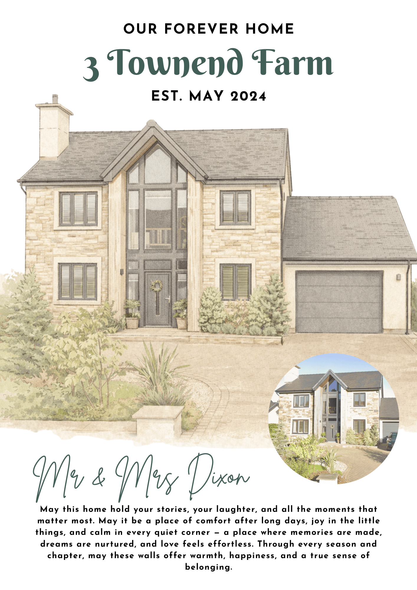 Home Illustrations Personalised Print