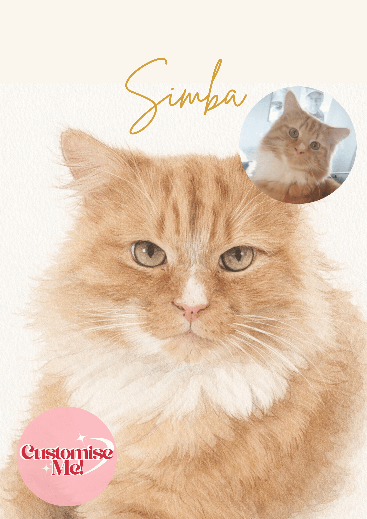 Softline Portrait Personalised Print